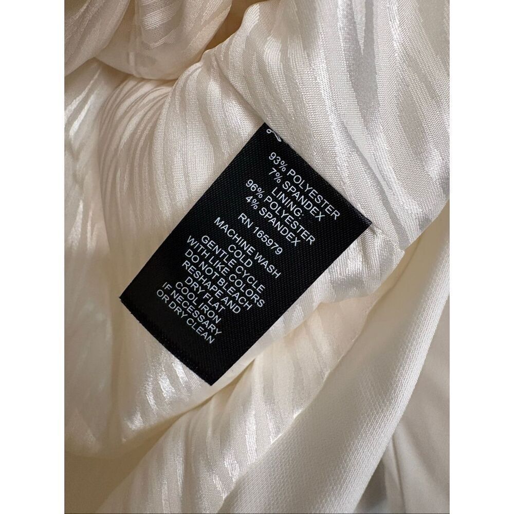 NWT Adrienne Landau Onyx Revolve White Open Front Classic Blazer Size XS - Picture 7 of 8